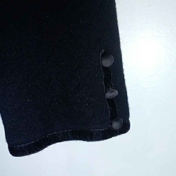 Jessica black tie front cropped cardigan - Picture 4 of 5